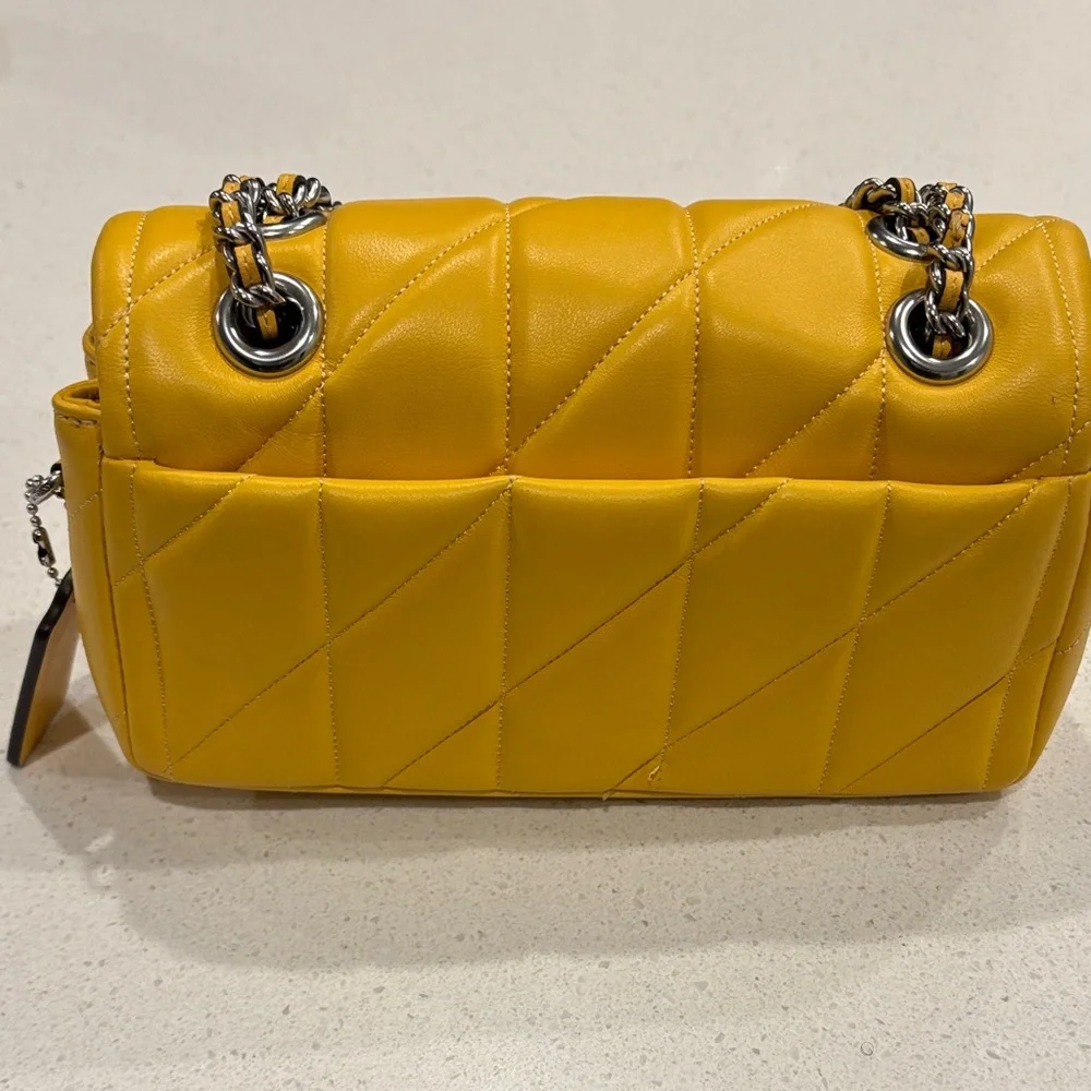 Coach Mustard Tabby 20 Shoulder Bag - Picture 7 of 12